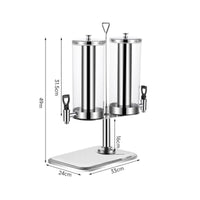 Juice and Cereal Dispenser Large Capacity Buffet Drink Dispenser Dripping Spigot Food Service Equipment for Hotel