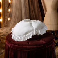 Lolita Bustle Skirt White Padded Bustle Skirt Tie Closure
