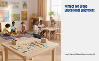 Wooden Creature Tile Game, Preschool Blocks, Colorful Shape Matching, Early Learning Game