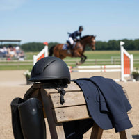 Shock Resistant Adjustable Equestrian Helmet Breathable Horse Riding Helmet Lightweight for Training