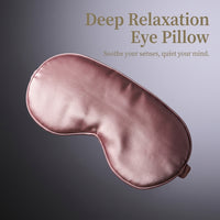 Flaxseed Filled Eye Pillow for Adults | Weighted Meditation for Relaxation | Cold Therapy Lavender Scented for Women
