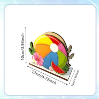Decorative Wooden Napkin Stand Innovative Design Kitchen Accessory Tabletop Decor for Dining Table