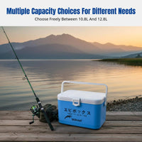 Lightweight Mini Fishing Box, Multi-Functional Shrimp Chiller, Portable Insulated Fish Container, Outdoor Use