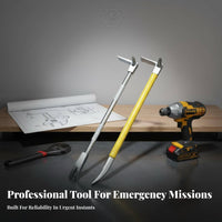 Halligan Bar High-Carbon Steel Crafted Firefighter Extraction Tool Demolition for Contractors, Professionals, Fire Scenes, Wall Removal, Renovation