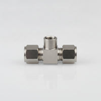 Tee Fitting with Female Thread Hexagonal 3-Way Connector Compact for Spray Lines