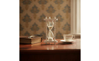Sand Clock with Triangular Frame Modern Triangular Sand Glass Classic Sand Clock for Desk, Study