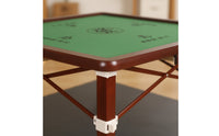 Cylindrical Metal Foldable Square Table Round Foot Caps Multipurpose Table Plastic Fittings Home Furniture for Mealtime