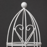 Iron Retro Trellis, 20-50cm, Small Obelisk, Clematis Support, Garden Decoration