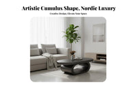 CumulusShaped Table Nordic Artistic CumulusShaped Centerpiece Minimalist Design Household Furniture for Apartment Dwellers, Homeowners, Bedroom, Office