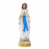 Gift Idea Clasped Hands Figurine Resin Material Praying Woman Statue Decorative Display Religious Statue Collectible