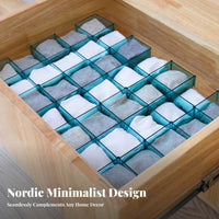 3 Pieces Underwear Storage Box Set Foldable Closet retrieveory cleanable for Adults
