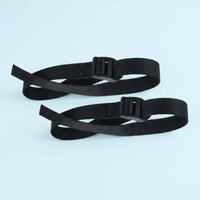 2 Pieces Rowing Machine Foot Strap Heavy-Duty Adjustable Rowing Foot Strap Buckle Fitness Part for Gym