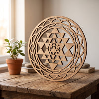 Sri Yantra Wall Decor Meditation Sri Yantra Wall Art Mindful Movement