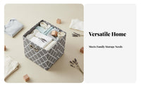 Foldable textile Cube With Handle foldable Cube container long-lasting for Office, Adults