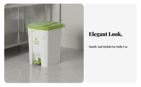 Foot Pedal Trash Can Professional-Grade Durability Foot Pedal Garbage Can Step-on Garbage Bin Odor-Containing Lid for Break Room