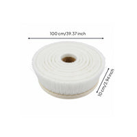 Dustproof Woodworking Machine Brush Seal Strong Adhesive Backing Dust Extraction Brush Strip Wear-Resistant Industrial Accessory Easy to Cut for Woodworkers, Factory Workers