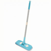 Car-Shaped Toy Mop Colored Grip Cleaning Playset Polished Finish