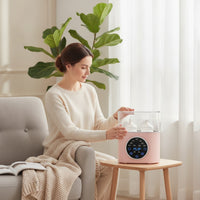 Multifunctional Baby Bottle Warmer with Digital Display Fast Heating Electric Bottle Warmer Countertop Appliance Automatic Shut-off for Parents, Nursery, Kitchen