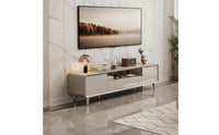 TV Cabinet with Drawers Solid Wood TV Stand with Drawers Fully Assembled for Living Room