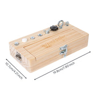 Educational Screwdriver Board Preschool Wooden Screw Block Screwdriver Toy for Preschoolers, Kids, Classroom, Home