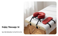 High-Density Foam U-Shaped Prone Pillow Set Detachable Design U-Shaped Face Pillow Set Skin-Friendly Material for Beauty Salons, Spas, Salon