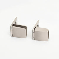 No-Drill Frameless Glass Door Clamp 16 Mm Hole Spacing Hinged Glass Cabinet Clamp Self-Positioning Hardware Stable Fastening
