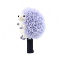 Velvety Hedgehog Headcover Fuzzy Animal Headcover Soft Safeguarding for Golfers, Adults