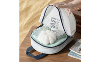 Structured EVA Toiletry Bag Textured Toiletry Bag with Handle Sturdy Storage Pouch Wipe-Clean for Travelers, Gym Goers, Travel, Swimming