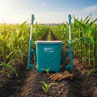 Manual Dispenser Ergonomic Design Point Built-in Screen Farming Equipment for Gardeners, Vegetable Garden