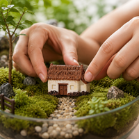 miniature house figurines
