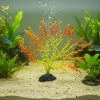 Artificial Coral Branch Shell Aquarium Ornament for Saltwater Tanks