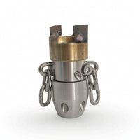 Rotating Sewer Nozzle Compact Cleaning Tip Steel Drain Cleaning Nozzle for Homeowners