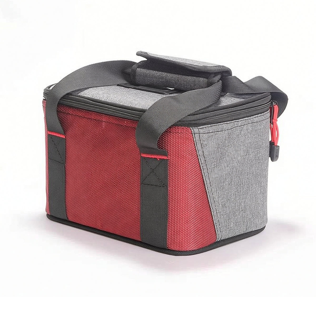 Camera Lighting Storage Bag Portable Camera Bag with Shoulder Strap-Lock Gear Case with Dividers for Photographers