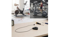 Fan Bike Speed Sensor Wired Speed Sensor with Cable Easy Install Wearwear-Resistant for Indoor Training