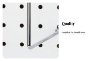 Pegboard Hat Rack Long-Lasting Cap Holder Pegboard Hook Rust-Resistant