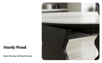Foldable Design adaptable fold-downflap Table Extendable fold-downflap Dining Table Space-Saving Household Furniture Multifunctional for Small Apartment Residents, Families, Homeowners, Kitchen, Home, Living Room, Entryway