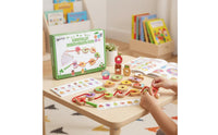 Focus Training Wooden Caterpillar Lacing Toy Reasoning Thinking Caterpillar String Weaving Game Early Learning Wooden Threading Beads Set Easy to Grip for Preschoolers, Preschool