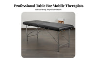 Foldable Beauty Bed Versatile Portable Massage Bed No Installation Required Portable Massage Table for Physical Therapists, Estheticians