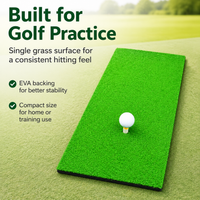 Chipping Practice Mat, Artificial Turf Mat 30x60cm, Driving Range Mat for Indoor Outdoor Sport Training, Portable EVA Foam