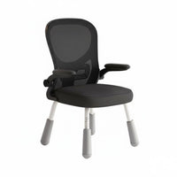 Adjustable Height Ergonomic Kids Study Chair Stable Frame Student Seat Breathable spinerest children's Furniture Soft Padding for Students, Girls, Parents, Studying, academic tasks, at a Desk, Bedroom