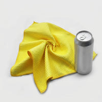 Waffle Weave Microfibre Cloth Car Drying Towel, 40cm Microfibre Cloth for Glass