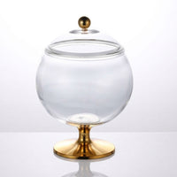 Pedestal Base Acrylic Storage Jar Transparent Clear Storage Jar Easy to Clean Unbreakable