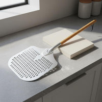 Lightweight Pizza Peel Heat Resistant Aluminum Pizza Shovel Easy to Clean for Home Bakers, Grilling