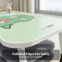 Space Saving Laptop Bed Table Multi-Purpose Foldable Lap Desk Multifunctional for Students, Distant Workers, Dormitory, Bedroom, Travel