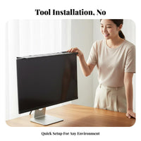 No-Drill Installation Set Top Box Holder Space Saving Monitor Top Storage Shelf Easy to Install Router Screen Mount Multifunctional