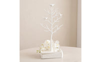 Jewelry Tree with Base Decorative Earring Holder Stand Compartmented for Dresser