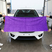 60x180cm Car Drying Towel and Large Microfibre Towel, Microfibre Cloths for Car Washing, Plain Weave Single-Ply Cleaning Cloth