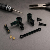 Front Steering Assembly with Servo Link Upgrade Steering Linkage with Servo Link for Hobbyists