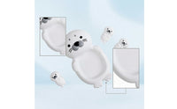 Floating Seal Bath Toy Set Soft Nesting Water Toy Nautical Squeezable Bath Seal Stackable for Toddlers