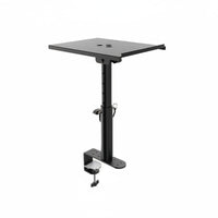 Anti-Slip Desktop Speaker Riser Space Saving Adjustable Studio Monitor Stand Vibration Damping Pad Universal Speaker Tray Heavy Duty for Audiophiles, Music Producers, Gamers, Gaming Setup